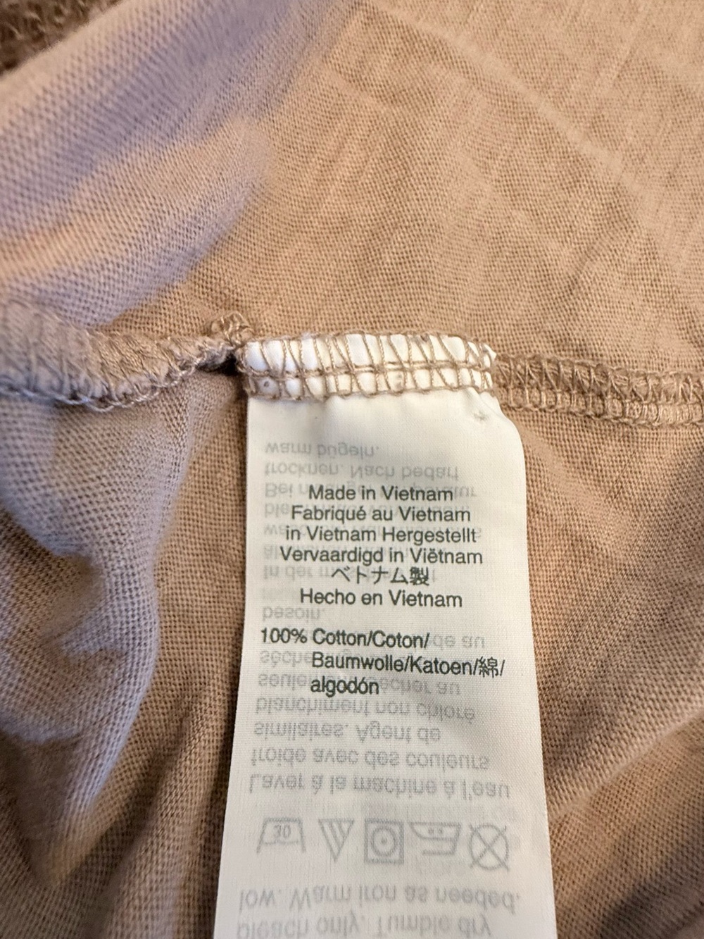 Madewell Taupe V-Neck Sleeveless Pocket Tank - Picture 8 of 8